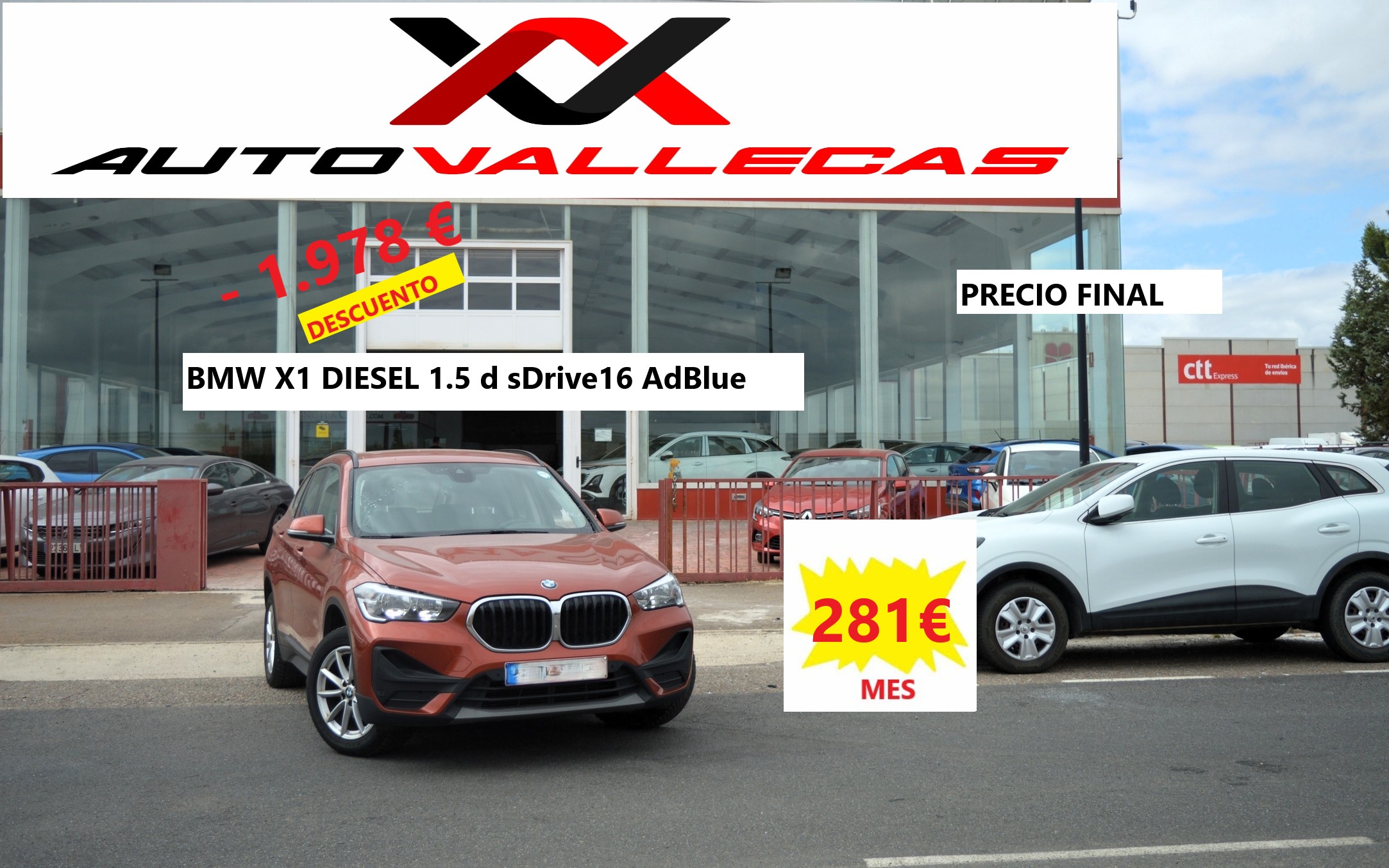 0.1 BMW X1 sDrive16d Business - Imagen 1