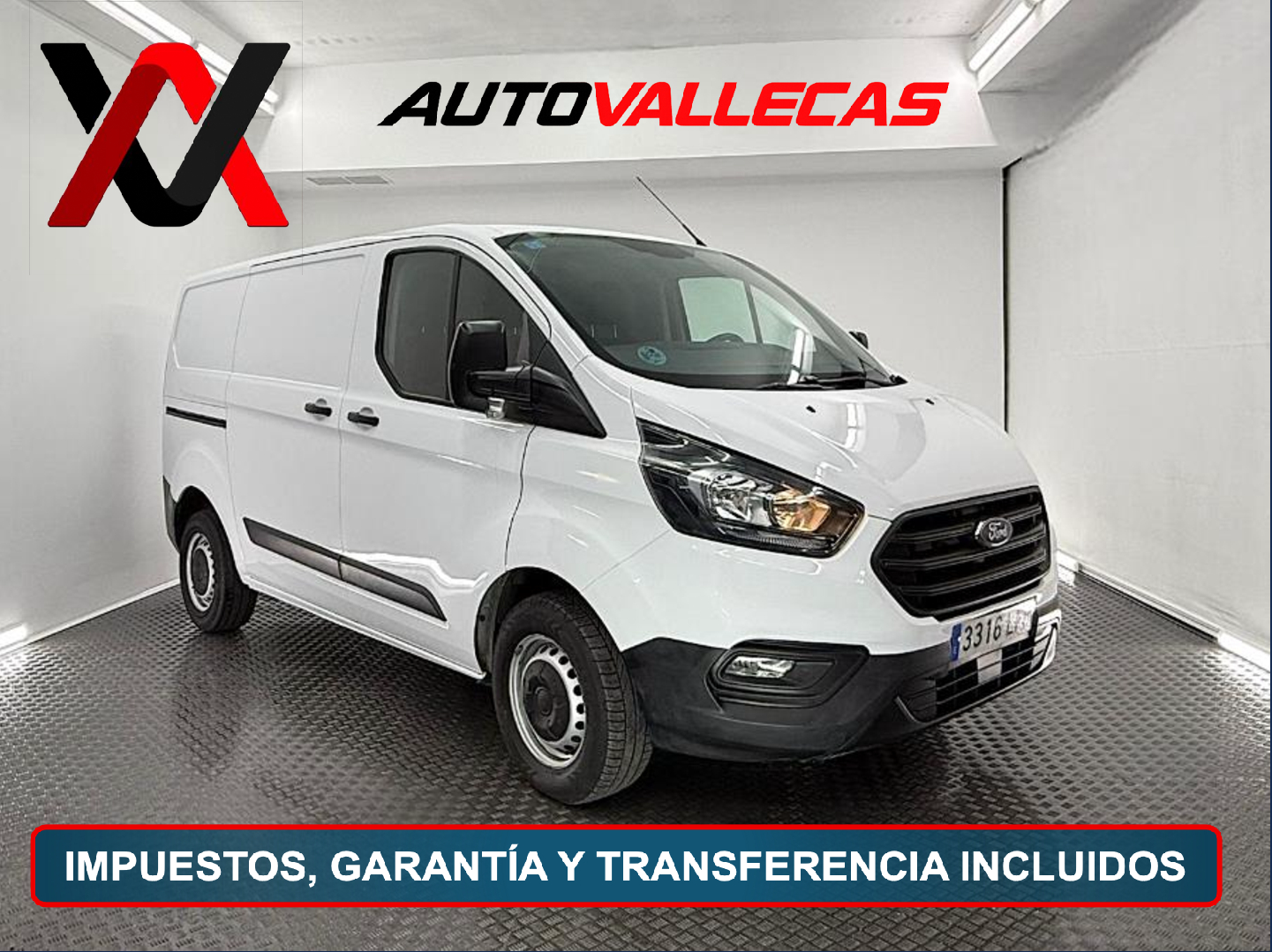 Present-Coches.net (3) FORD TRANSIT CUSTOM 2.0 TDCI 77KW 260 L1-H1 AMBIENTE DCIV SWB (105cv) (3316LFB) - Imagen 1